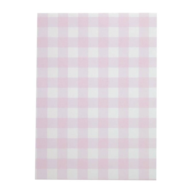 8 Pochettes Cadeaux Festonne Vichy Rose 