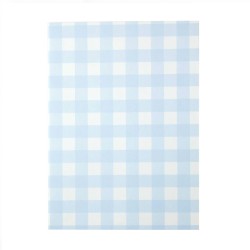 Grande Boite  Fte Festonne Vichy Bleu. n3