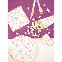 8 Gobelets Festonne Pyjama Party. n1