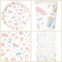 Grande Boite � F�te Festonn�e Pyjama Party