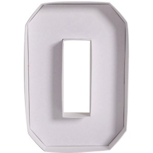 Plateau Blanc Ap�ro/Dessert Chiffre 0 - 26 cm