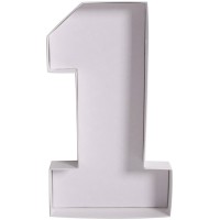 Plateau Blanc Ap�ro/Dessert Chiffre 1 - 26 cm