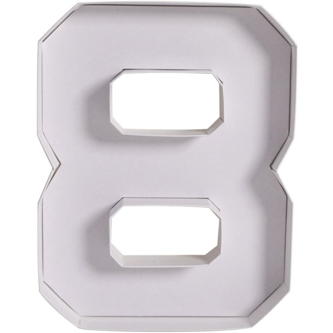 Plateau Blanc Ap�ro / Dessert Chiffre 8 - 26 cm 