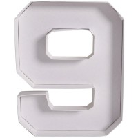 Plateau Blanc Ap�ro/Dessert Chiffre 9 - 26 cm