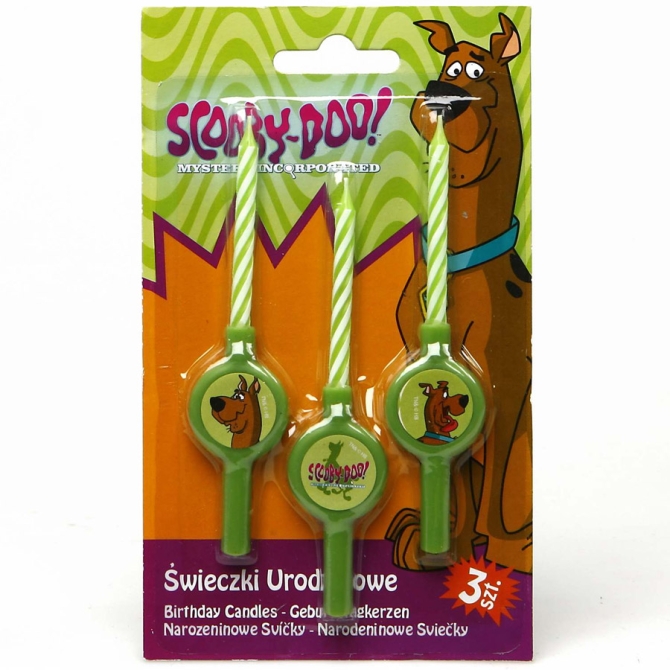 3 Bougies Scooby Doo 