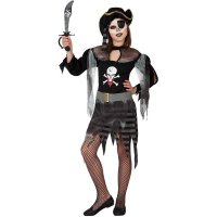 Dguisement de Pirate Fantme (Fille) Taille 5-6 ans