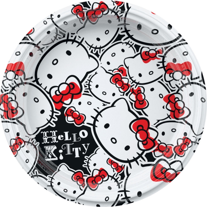 8 Petites Assiettes Hello Kitty Fun 