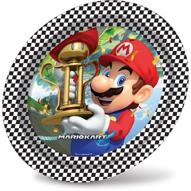 8 Assiettes Mario Kart 