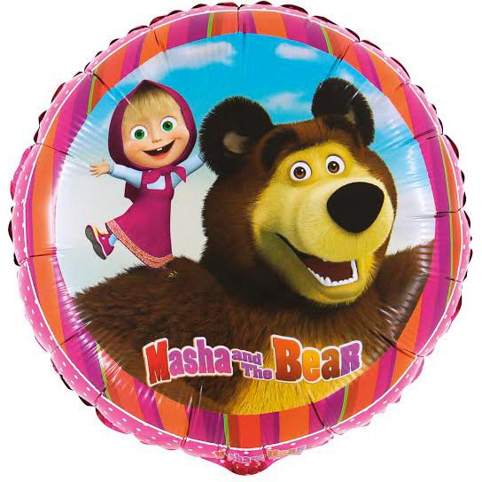 Ballon Hlium Masha et Michka 