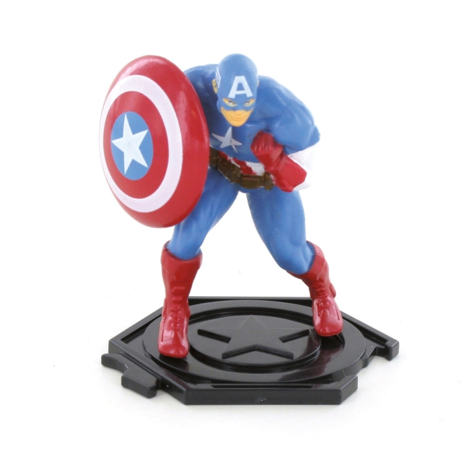 Figurine Capitaine America (8, 5 cm) - Plastique 
