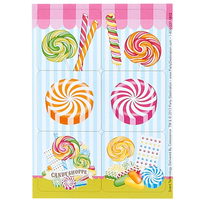 4 Planches de Stickers Candy Shoppe 