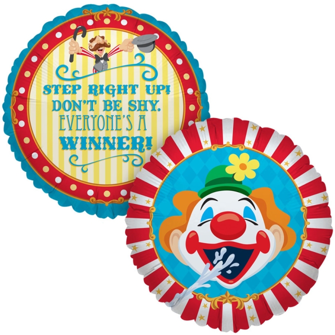 Ballon Mylar Carnaval Circus 