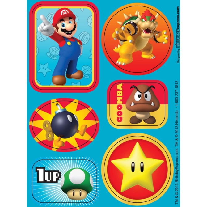 Stickers Super Mario & Luigi 