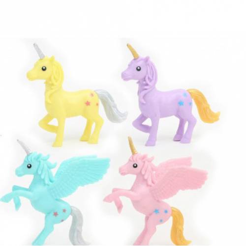 1 Figurine Licorne 8 5 Cm Plastique Pour L Anniversaire De Votre Enfant Annikids
