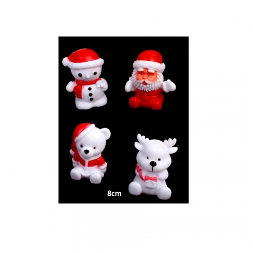 1 Figurine Lumineuse Nol (8cm) - Couleurs changeantes 