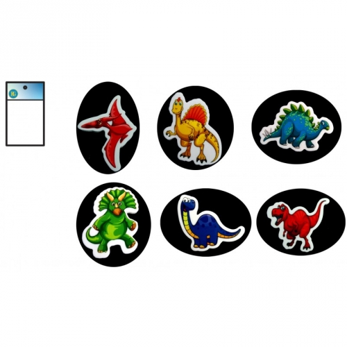 1 Gomme Dino ( 5 cm) 
