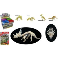 1 Puzzle Squelette Dino 3D - 34/42 Pices 20/29 cm