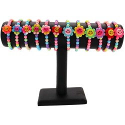 1 Bracelet Perles Fleurs. n1
