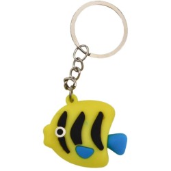 1 Porte-Clé Poisson Tropical -  4 cm. n°1