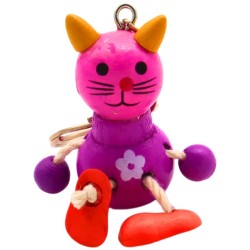 1 Porte-Cl� Animal en Bois. n�2