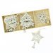 6 Suspensions Coeur/Etoile/Sapin Blanc (6 cm) - Mtal. n1
