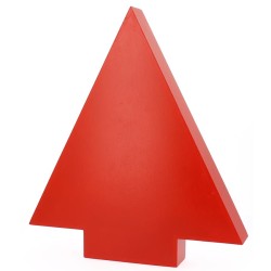 Calendrier de l Avent Sapin Rouge / Blanc (37 cm) - Bois. n2