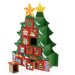 Calendrier de l Avent Sapin Vert 2 cts (30 cm) - Bois. n3