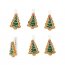 6 Pinces Sapin de Nol (3,5 cm) - Rsine