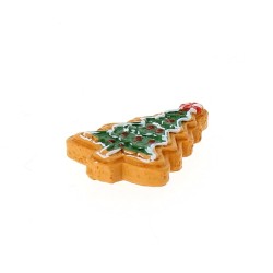 6 Mini Biscuits Sapins Autocollants (3, 5 cm) - Rsine. n1