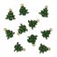 10 Mini Sapins Autocollants (2,5 cm) - Rsine