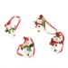 4 Mini Suspensions Bonhomme de Neige (5 cm) - Rsine. n2