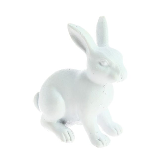 1 Mini Lapins Blanc  (4 cm) - Rsine 