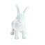 1 Mini Lapins Blanc  (4 cm) - Rsine