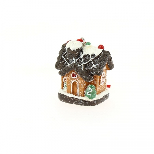 Petite Maison en Pain d Epice (3, 5 cm)  Suspendre - Rsine 