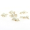 6 Mini Anges Blanc/Or - Autocollants (3,5 cm) - Résine images:#0