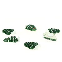 6 Mini Sapins - Autocollants (3 cm) - Rsine