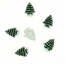 6 Mini Sapins - Autocollants (3 cm) - Rsine