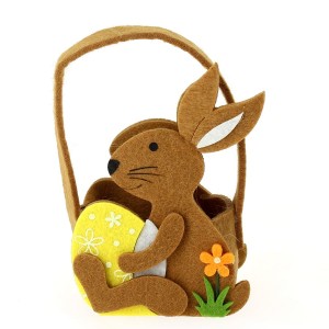 Mini Panier Feutrine (12 cm) - Lapin