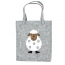 Sac Feutrine Gris (25 cm) - Mouton