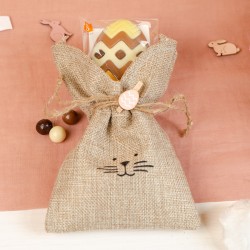 Sac Lapin (20 cm) - Toile de Jute. n4