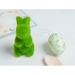 2 Petits Lapins Floqu Vert/Jaune Argile - 8 cm. n4