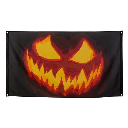 Drapeau Citrouille Terrifiante 