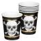 10 Gobelets Pirate Noir/Or images:#0