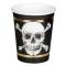 10 Gobelets Pirate Noir/Or images:#1