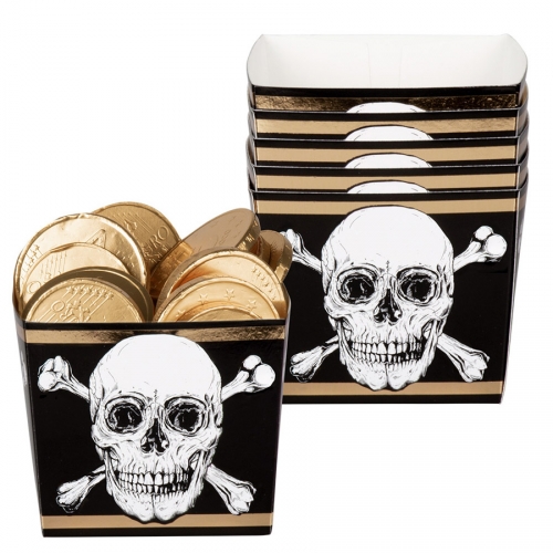 6 Pots Pirate Noir/Or 