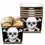 Contient : 1 x 6 Pots Pirate Noir/Or