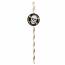 Contient : 1 x 6 Pailles Pirate Noir/Or