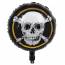 Ballon  Plat Pirate Noir/Or