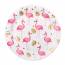 Contient : 1 x 10 Assiettes Flamant Rose