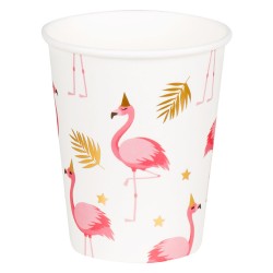 10 Gobelets Flamant Rose. n1